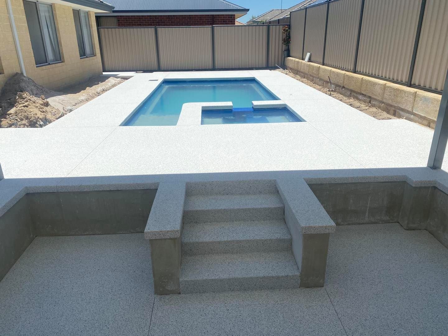 Concrete Pool four